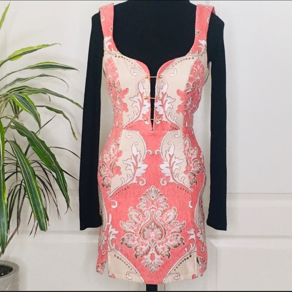 For Love and Lemons Brocade Tapestry Dress - Picture 3 of 8